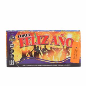 Torta Feliz Año 100 Tiros