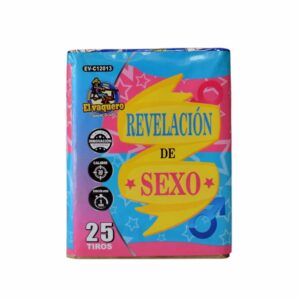 Torta Revelación de Sexo 25 Tiros (Azul o Rosada)