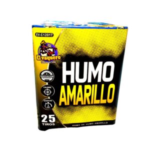 Torta de humo Amarillo 25 Tiros Efecto Recto