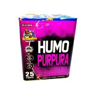 Torta de humo Purpura 25 Tiros Efecto Recto